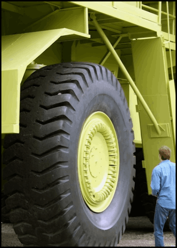 Reuseing Mining Tires